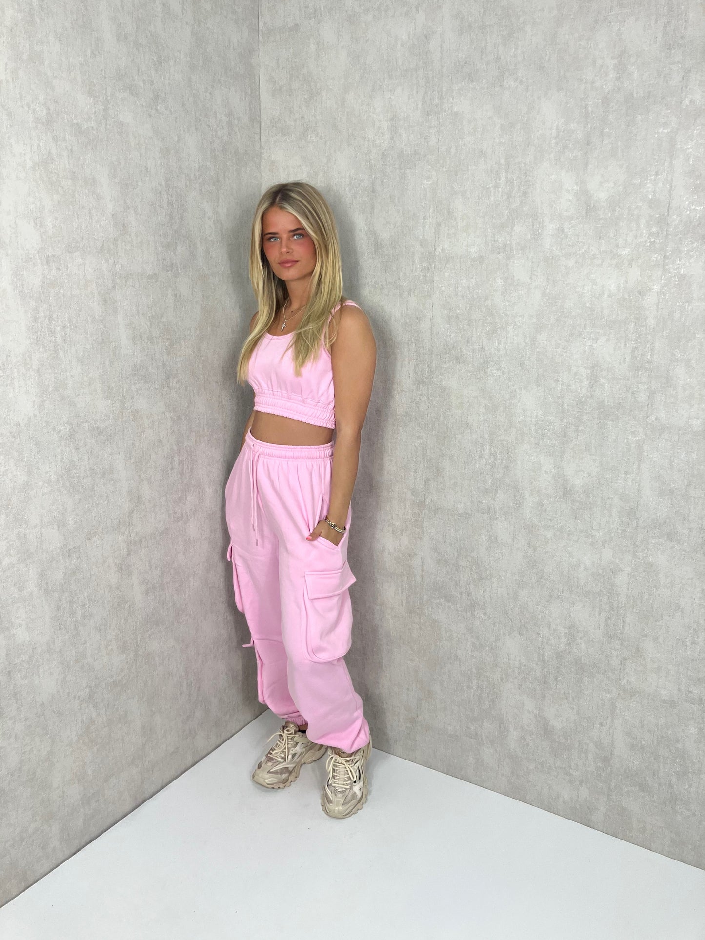 Cargo Co-ord Pink