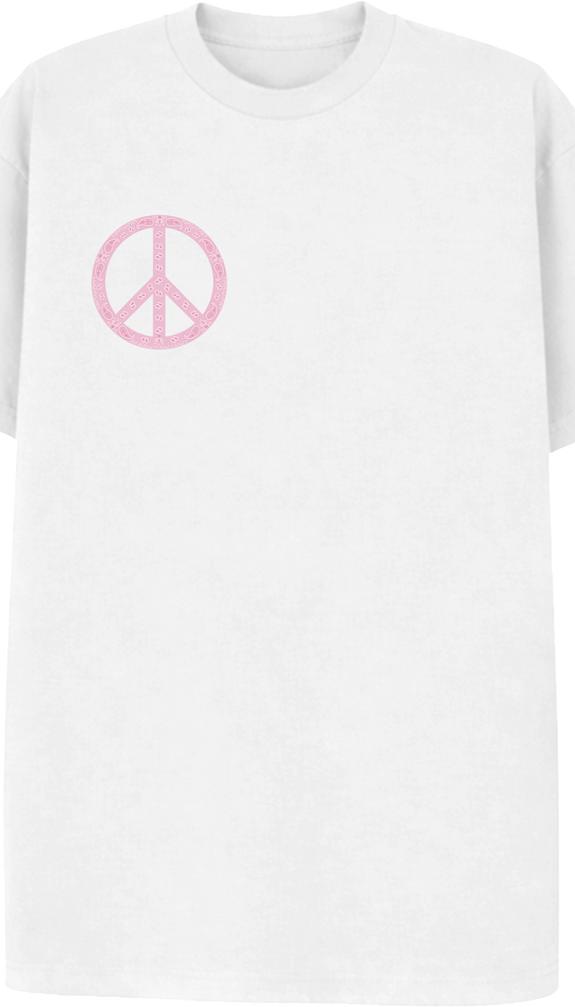 Paisley Peace T Shirt Baby Pink by Miss Runway – image 2