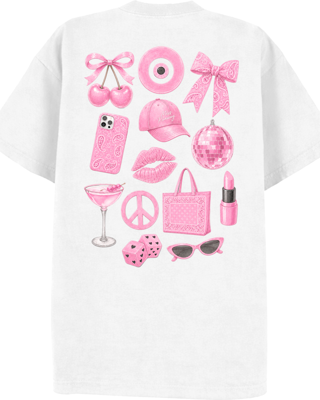Paisley Reverie T-shirt Baby Pink