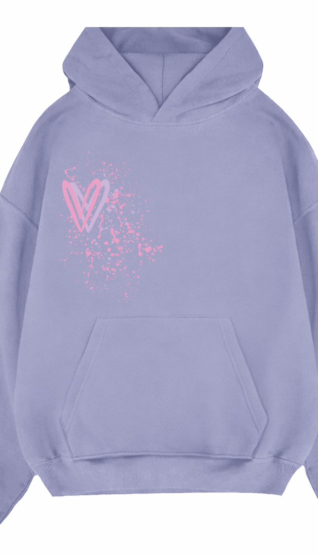 Pastel Heart Printed Hoodie – image 12