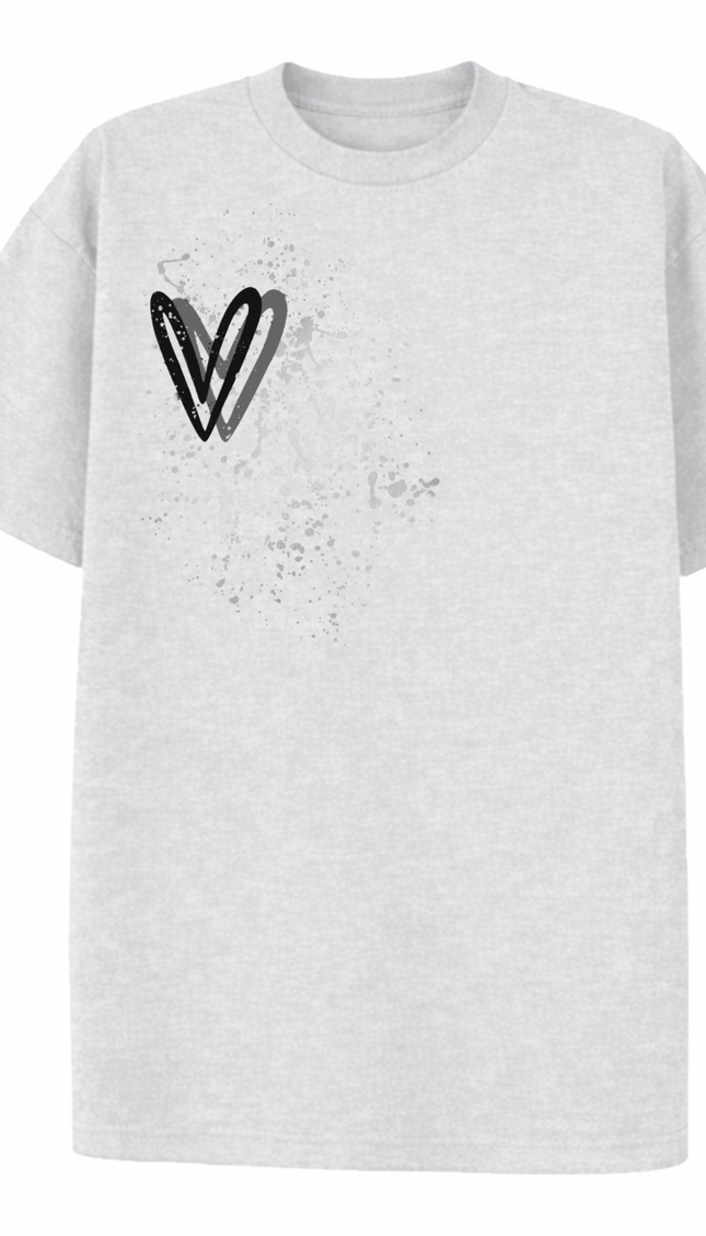Black Heart Printed T-shirt by Miss Runway – image 2