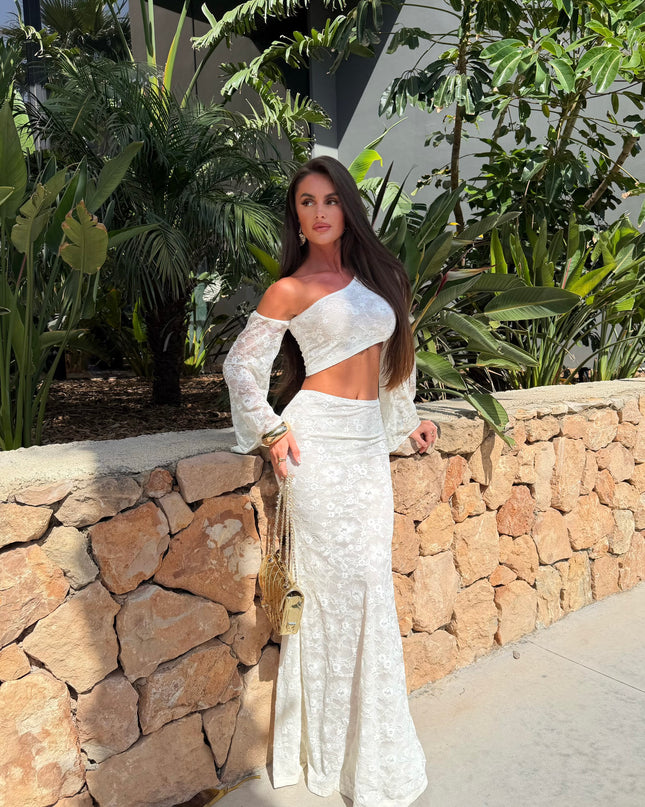 Sun-kissed Soleil Lace Co-ord Cream (Pre order 30th July)