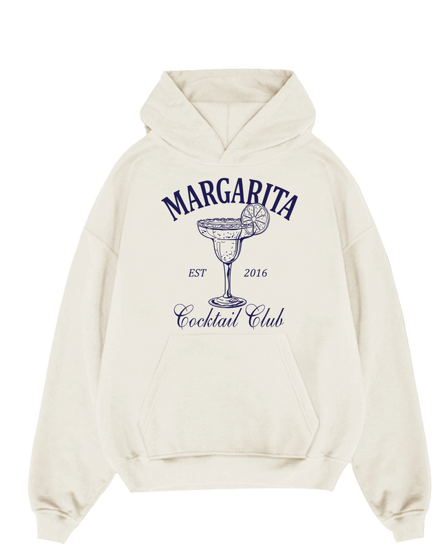 Navy Margarita Cocktail Club Hoodie Adults