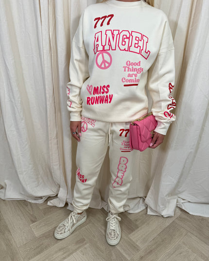 Angel Kids Sweatshirt Tracksuit