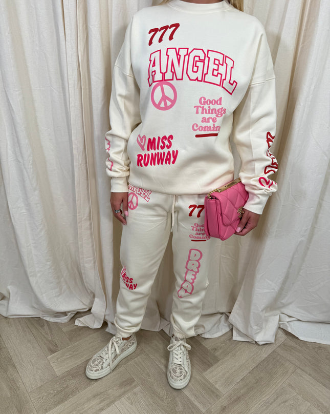 Angel Kids Sweatshirt Tracksuit