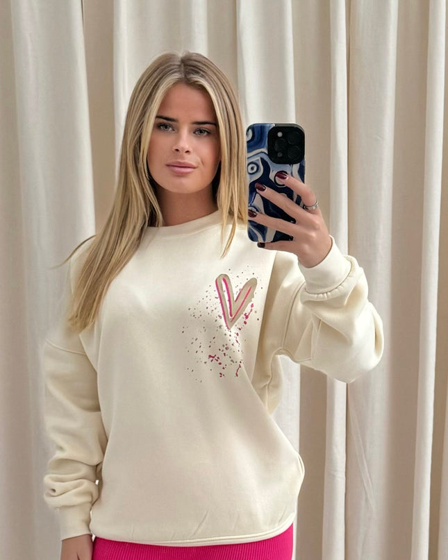 Life Is Good Printed Sweatshirt Adults