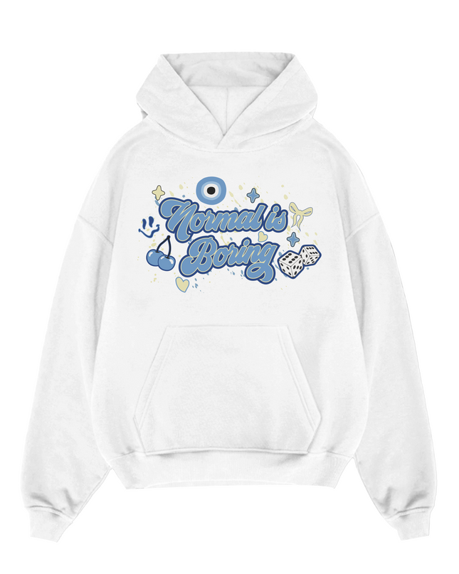 Normal Is Boring Hoodie Adults
