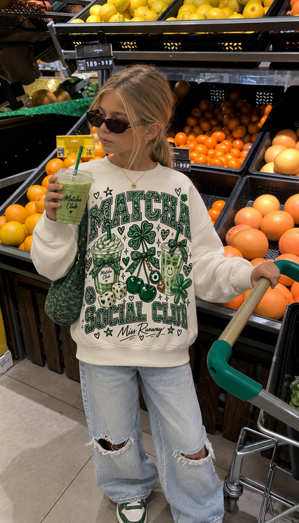 Matcha Social Club Sweatshirt