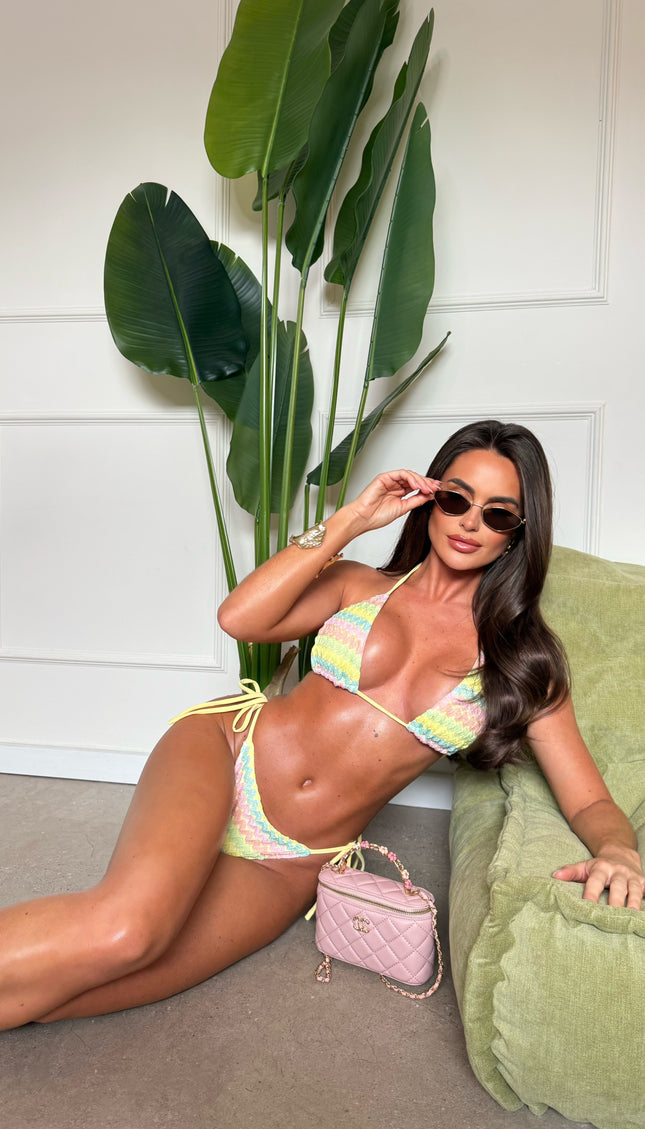 Riviera Bikini Lemon – women's bikini by Miss Runway
