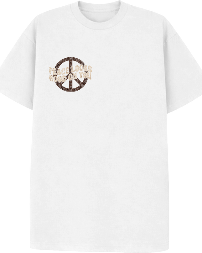 Peace Looks Good On You T Shirt