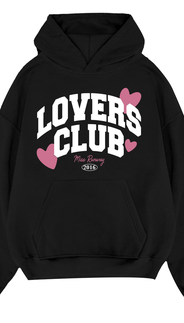 Lovers Club Hoodie – adult printed hoodie by Miss Runway