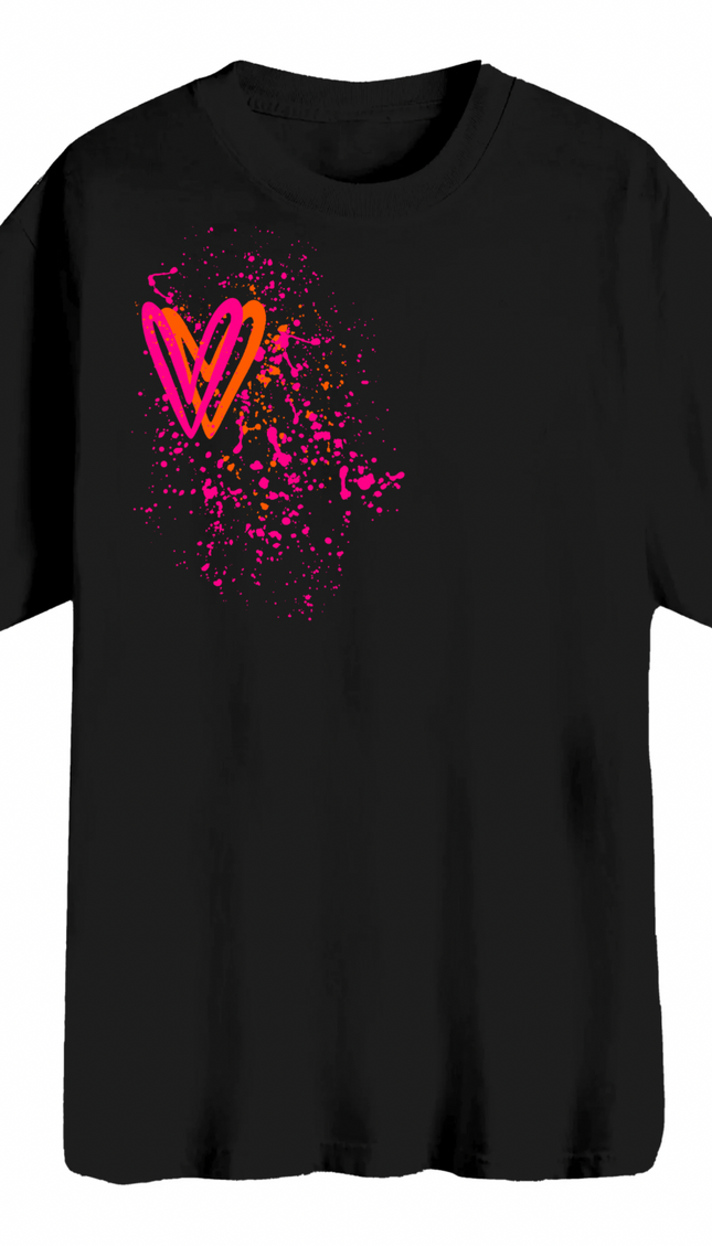 Neon Heart Printed T-shirt by Miss Runway – image 2