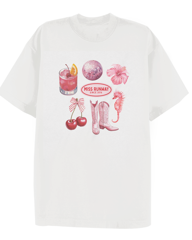 Summer Disco Printed T-shirt Adult