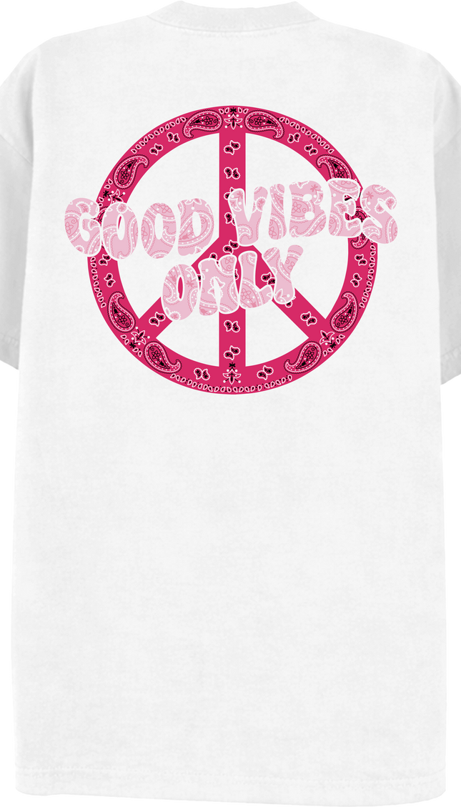 Good Vibes Only T Shirt – adult printed t-shirt by Miss Runway
