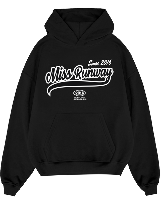 Miss Runway Varsity Hoodie Adults