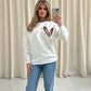 Brown Heart Sweatshirt