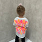 NeonPink/Orange Heart T-Shirt