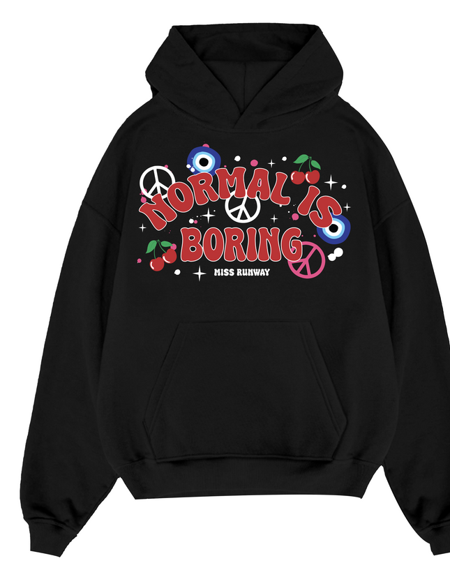 Normal Is Boring Hoodie Adults
