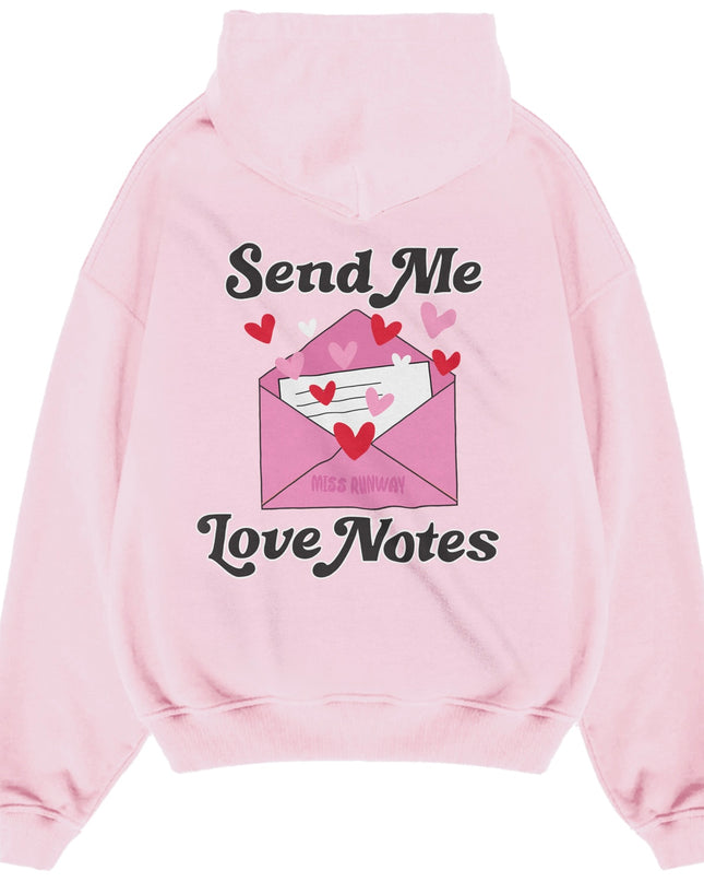 Love Notes Hoodie Pink