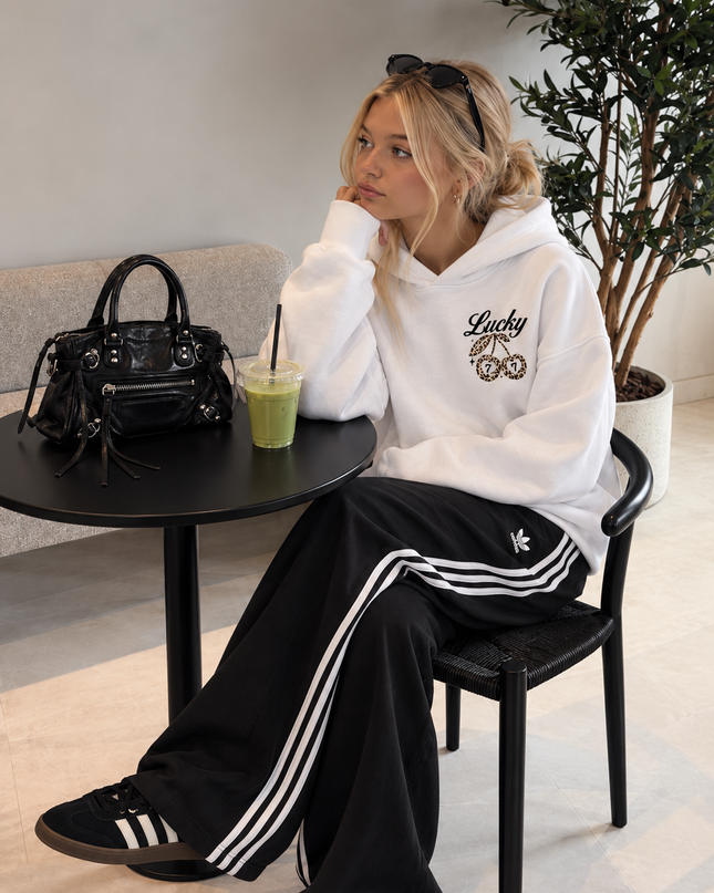 Lucky 7 Hoodie White Kids