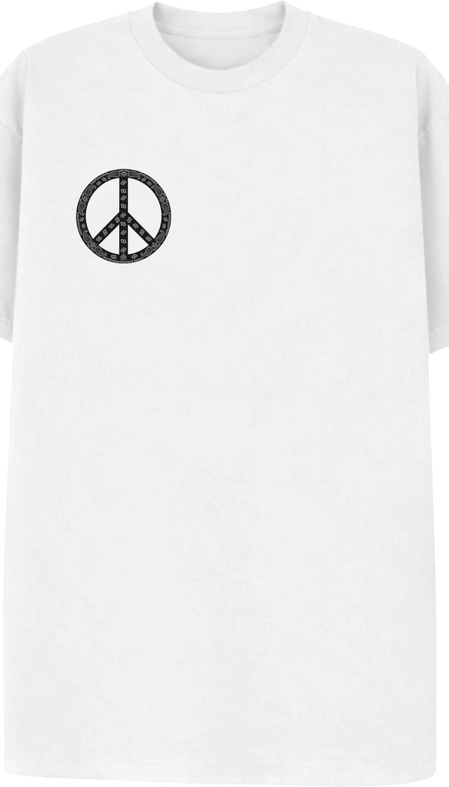 Paisley Peace T Shirt Royal Black by Miss Runway – image 2