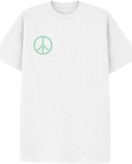 Paisley Peace T Shirt Mint
