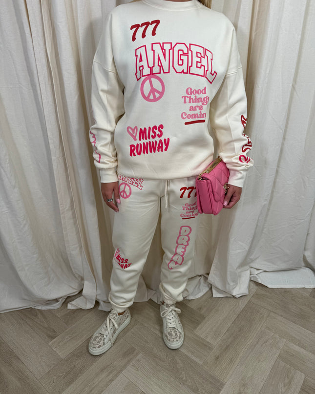 Angel Kids Sweatshirt Tracksuit