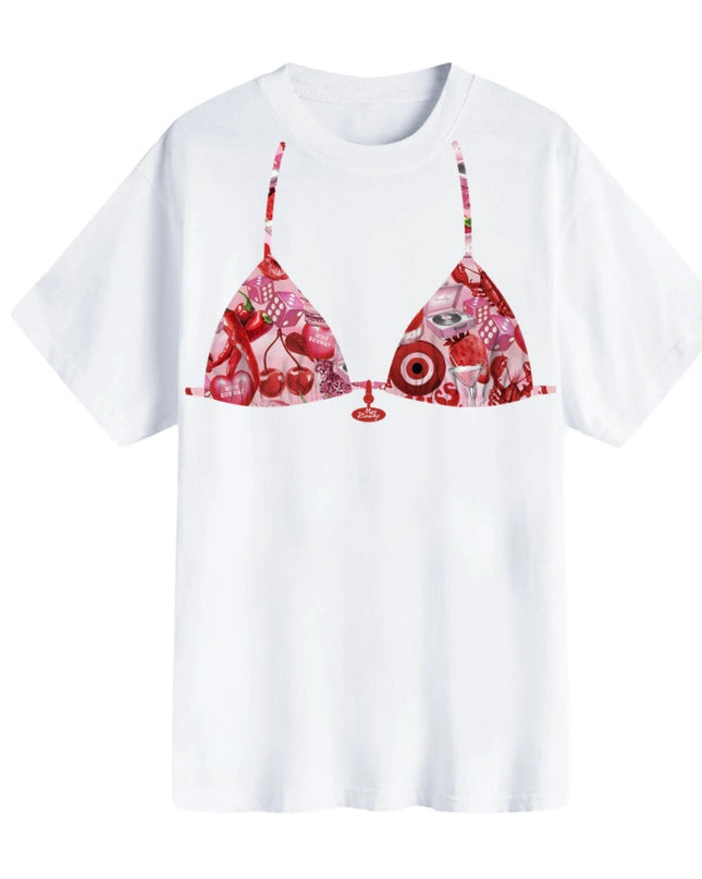 Summer Bikini Printed T-shirt Adult