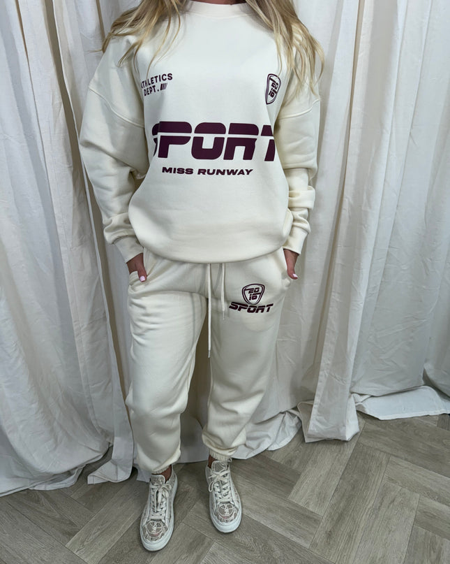 Miss Runway Sport Kids Sweatshirt Tracksuit