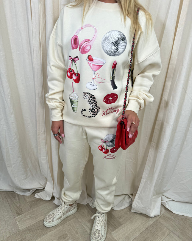 Girl Essentials Kids Sweatshirt Tracksuit