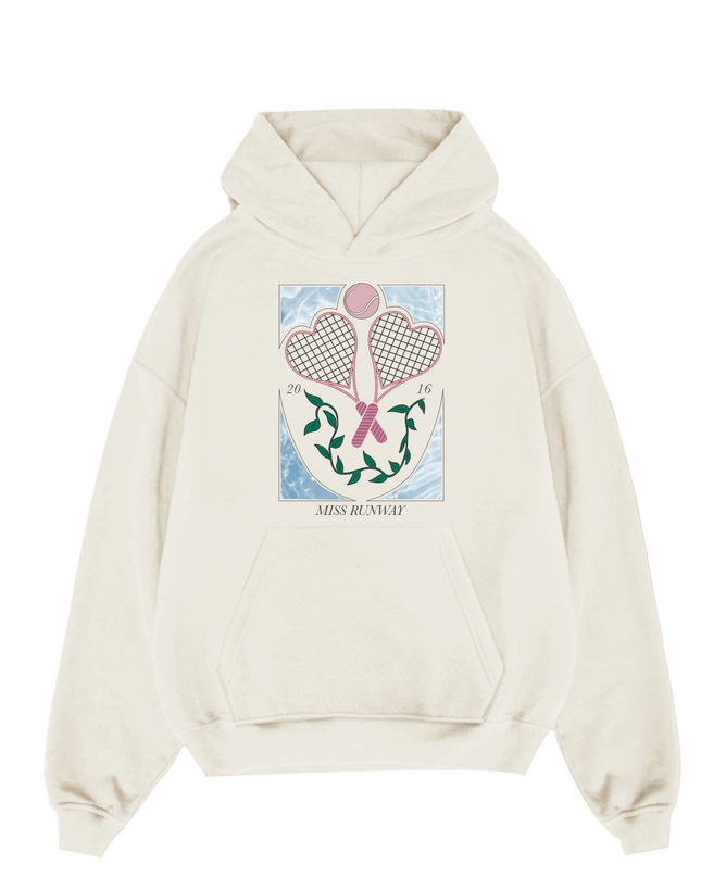 Miss Runway Tennis Club Hoodie Adults