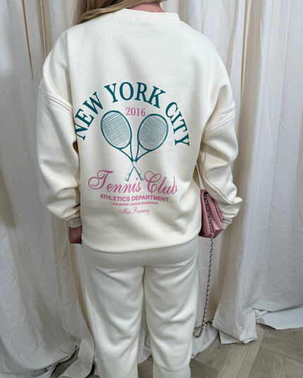 NYC Tennis Club Sweatshirt Tracksuit