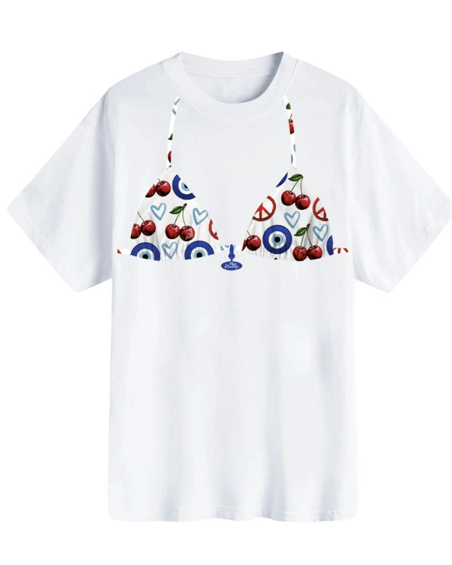 Summer Bikini Printed T-shirt Adult
