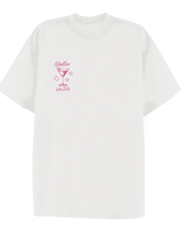 Cocktail Bar Printed T-shirt Adult