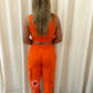 Normal Is Boring Graffiti Cargo Co ord Orange