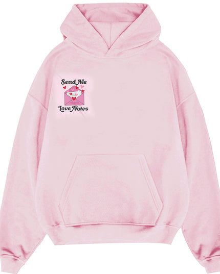 Love Notes Hoodie Pink