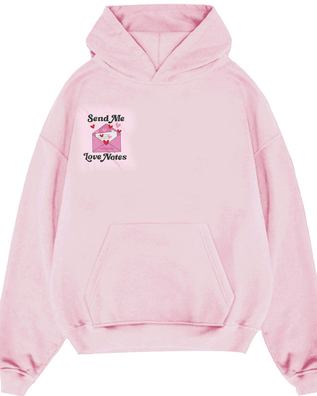 Love Notes Hoodie Pink