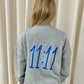 Miss Runway 11:11 Graffiti Sweatshirt Grey