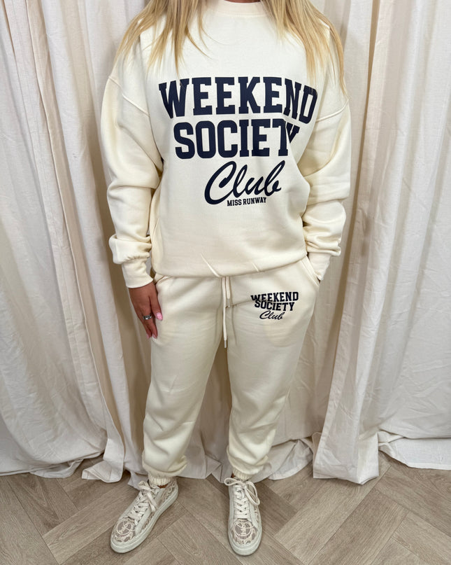 Weekend Society Club Kids Sweatshirt Tracksuit