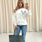 Grey Heart Sweatshirt