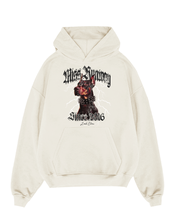 Miss Runway Doberman Hoodie Adults