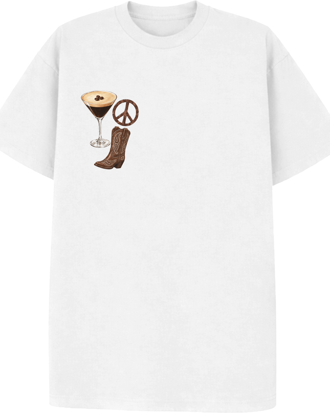 Paisley Reverie T-shirt Brown