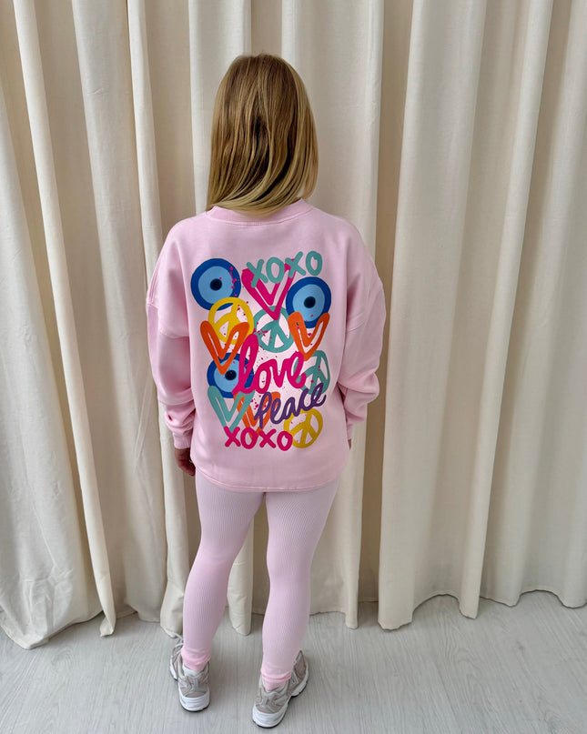 XOXO Printed Sweatshirt & Leggings Adults