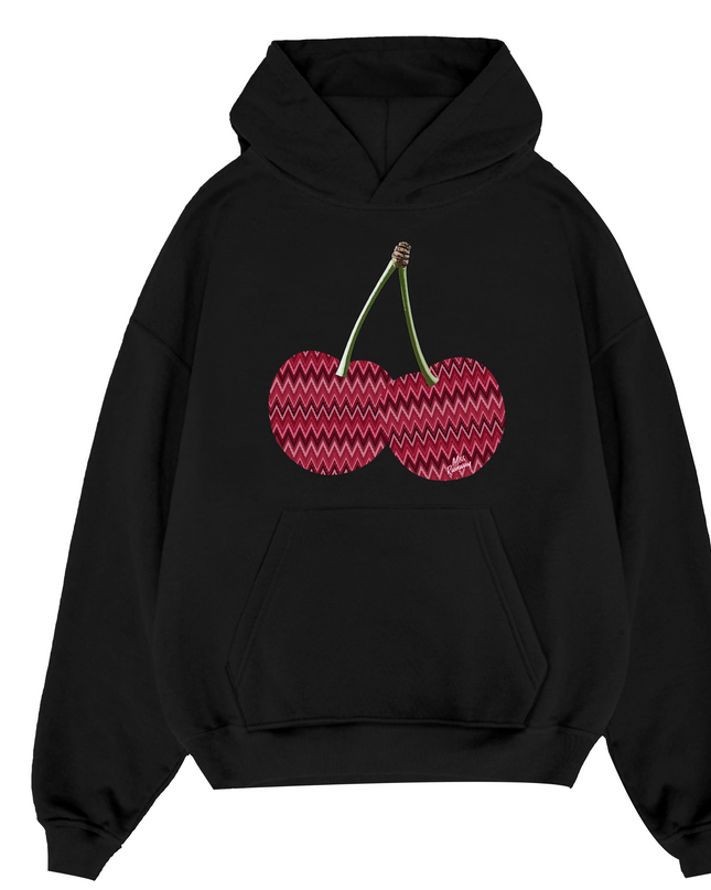 Zig Zag Cherry Hoodie Adults