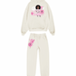 Miss Runway Doll Hooded Tracksuit Cream/Pink