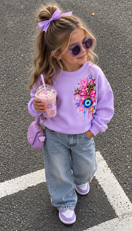 Leopard Love Graffiti Sweatshirt