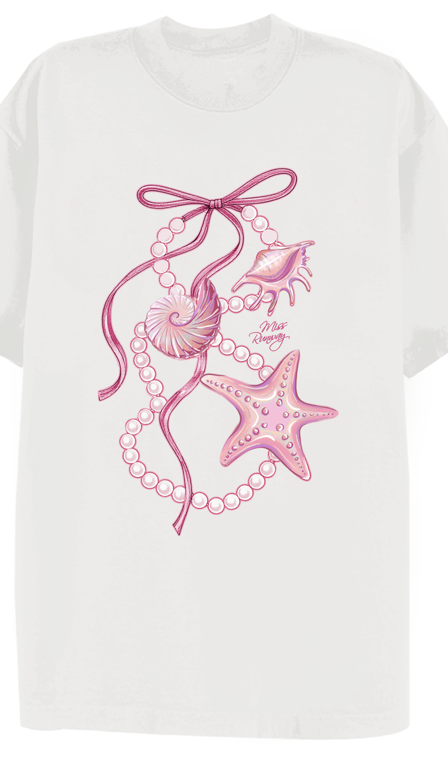 Ribbons And Pearls T-shirt