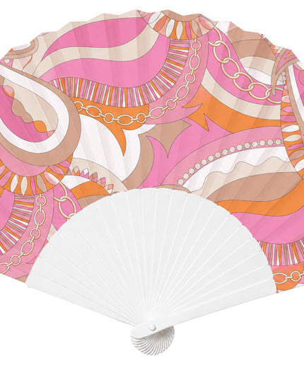 Endless Opulence Large Fan Pink, Orange & Beige Pre Order 23rd June