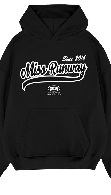 Miss Runway Limited Edition Hoodie Black