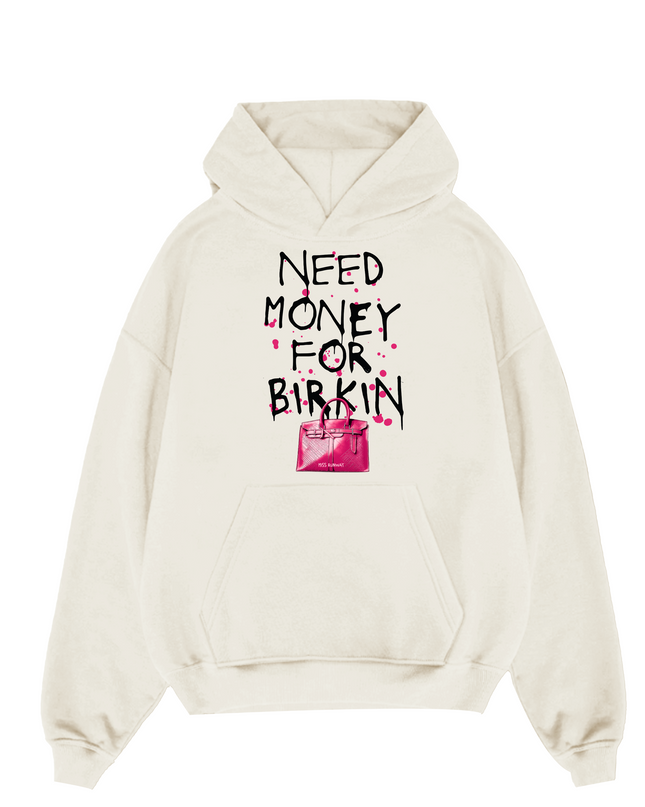 Need Money For Bags Pink Hoodie Adults